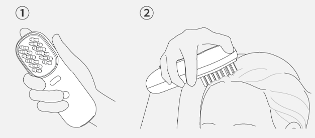 バイタリフトブラシ　EMSを感じるためのポイント③